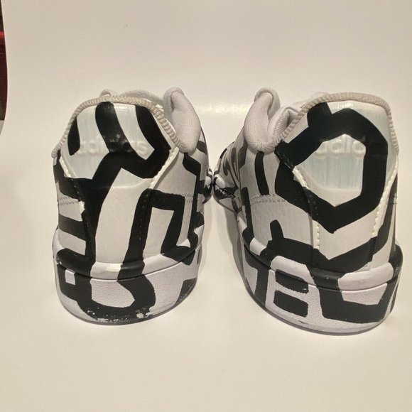 Adidas Advantage Base Casual Sneakers Custom Paint - Picture 4 of 9